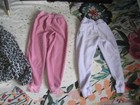 LOT OF 3 GIRLS GAP KIDS FLEECE LEOPARD ZIP SWEATSHIRT JOGGERS SWEATPANTS SIZE LA — photo 5