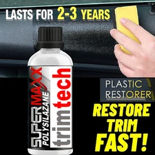 CERAMIC CAR COATING TRIM COAT PLASTIC RUBBER RESTORER "TRICURE PROTECTION" - KIT