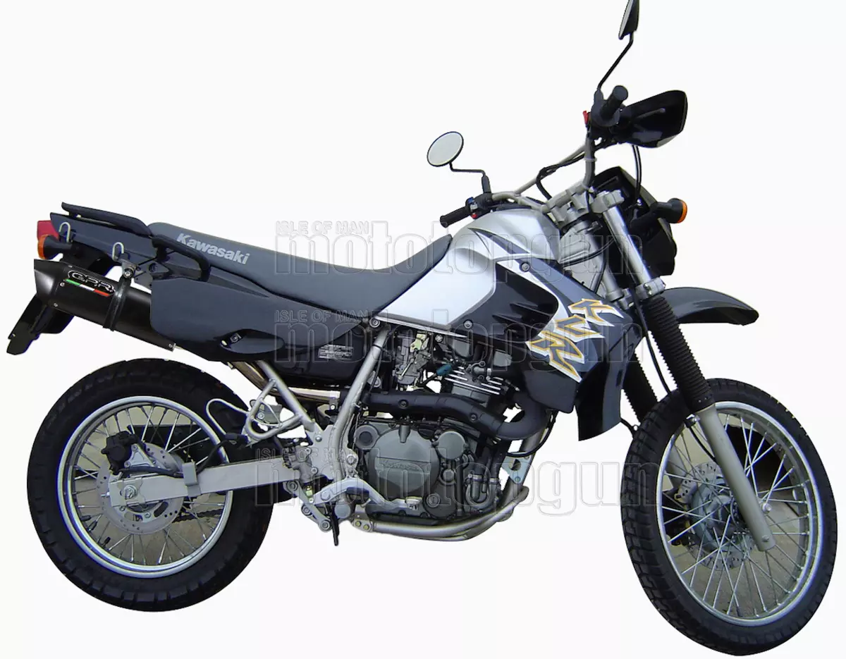 GPR TUBO DE ESCAPE HOM FURORE NEGRO KAWASAKI KLR 650 1997 97 1998