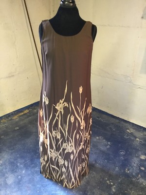 j peterman silk dress Silk Crepe de Chine Dress