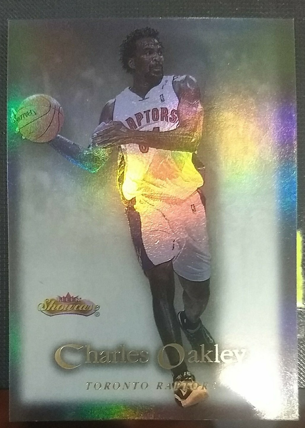 2000-01 Fleer Showcase Charles Oakley 20, Va Union Atletics Bulls Knicks Raptors