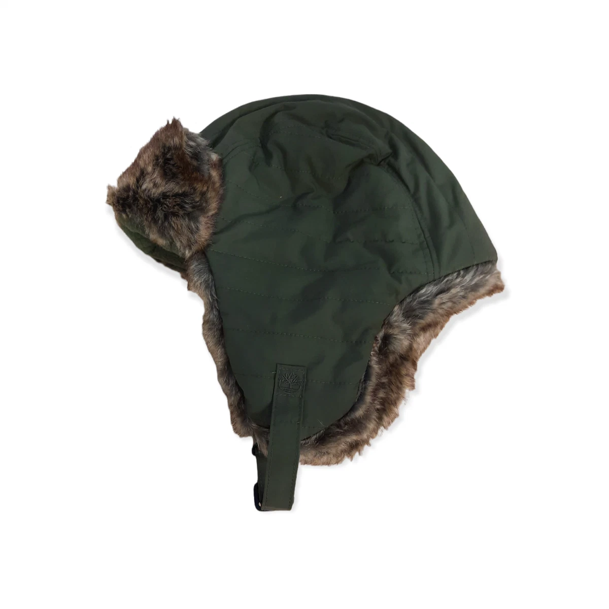 Timberland Men s Insulated Faux Fur Trapper Hat Green