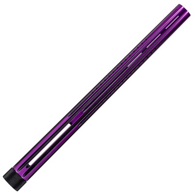 HK LAZR NOVA Barrel Tip Front - Fits Elite Paintball Barrel Backs - Dust Purple