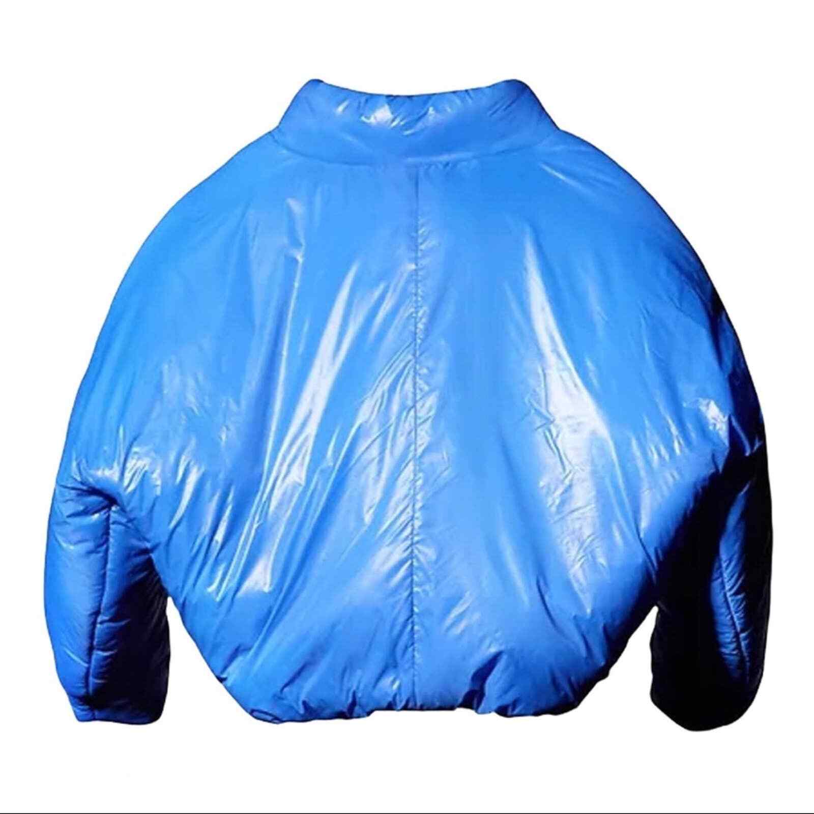 Yeezy x Gap Blue Puffer Round Jacket-L image 4
