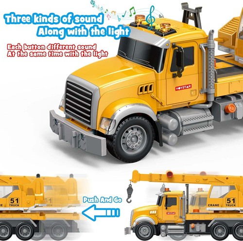 Kids Toys for 3 4 5 6 7 Years Old Boys, 15" Large Tow Truck Toy,Friction Powered - Picture 50 of 51