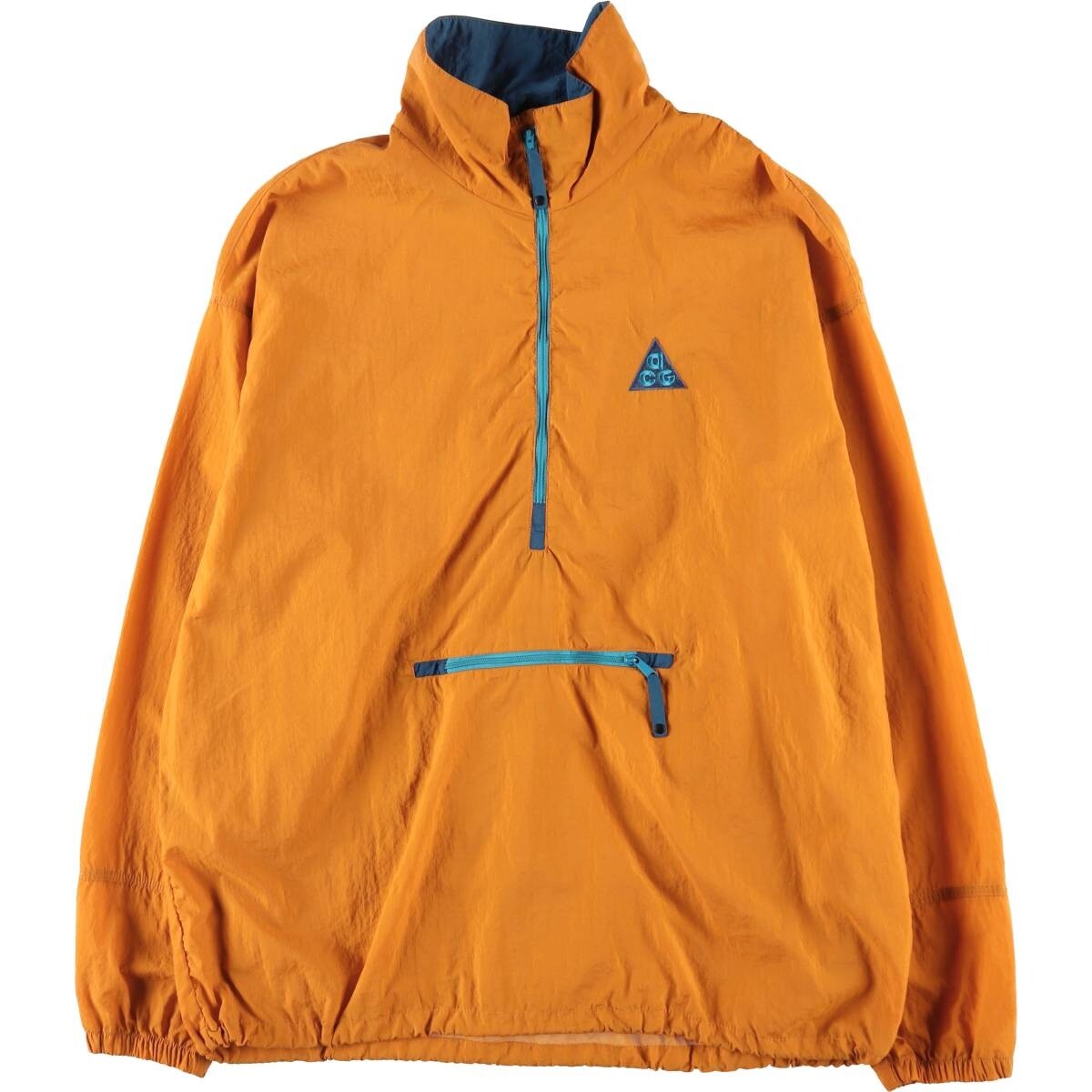 ジャケット・アウター Nike ACG Nylon shell jacket pullover 90s Vintage 90s NIKE ACG Windbreaker Colour Block Spellout Light