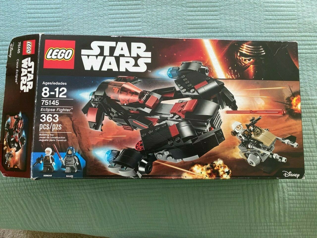 Lego 75145 Star Wars Eclipse Fighter 100% Complete W/Box, Instructions, Mini Fig