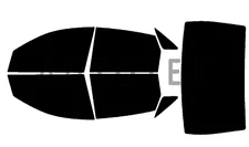 PreCut All Sides Window Film Any Tint Shade For Ford Focus Sedan 2000-2007