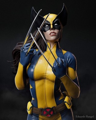 Wolverine [Laura Kinney] - Hand Painted Statue - 1/4 Scale - 18in / 45cm
