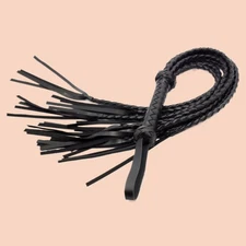 BDSM Spanking Whip PU Leather Flogger Paddle Torture Punish Slut Slave Roleplay 