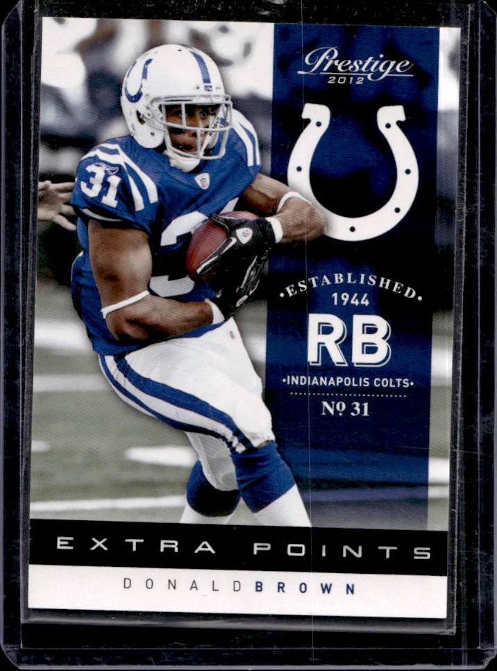 Donald Brown trading card