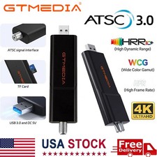 4K UHD TV Tuner ATSC 3.0/1.0 TF USB DVR PVR HDTV Digital TV Receiver Home Car US