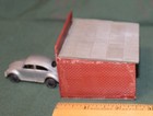House Residential Home 2-Story Yellow Wood & Garage w/VW Bug- HO Scale — photo 10