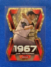 Marketplace image: 2022 Topps Finest Carl Yastrzemski HOF Superfractor 1/1 MLB Red Sox #FCY-CY