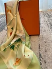 Hermes Silk Scarf 90cm Square Elegant Graphic Multicolor Made in France