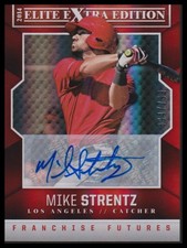 2014 Elite Extra  - Mike Strentz #100 Franchise Futures Signatures /799 (AU, RC)