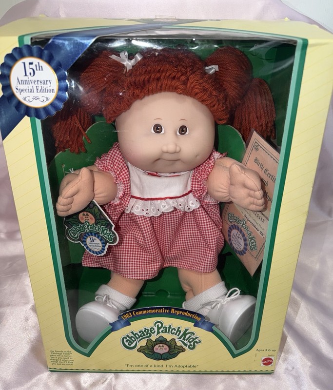 Cabbage Patch Kids 15th Anniversary 1983 Repro Dorinda Blossom 16in Doll