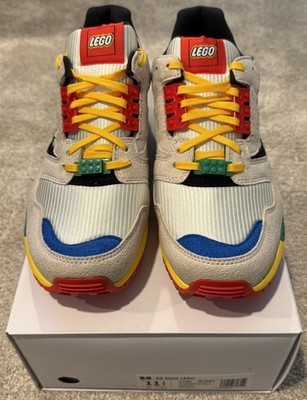 LEGO x Adidas ZX 8000 'Mixed Blocks' (FZ3482) Ylw / Brn / Wht
