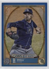 2021 Topps Gypsy Queen Box Topper Chrome Blue Refractor 76/99 Blake Snell 11h3
