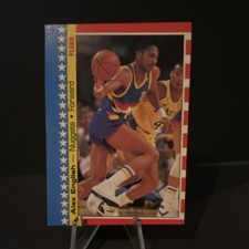 Fleer 1987-88 Alex English #11 Sticker Denver Nuggets Basketball NBA