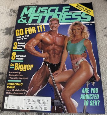 Joe Weider Muscle & Fitness Magazine October 1989: Are You Addicted to Sex Cover