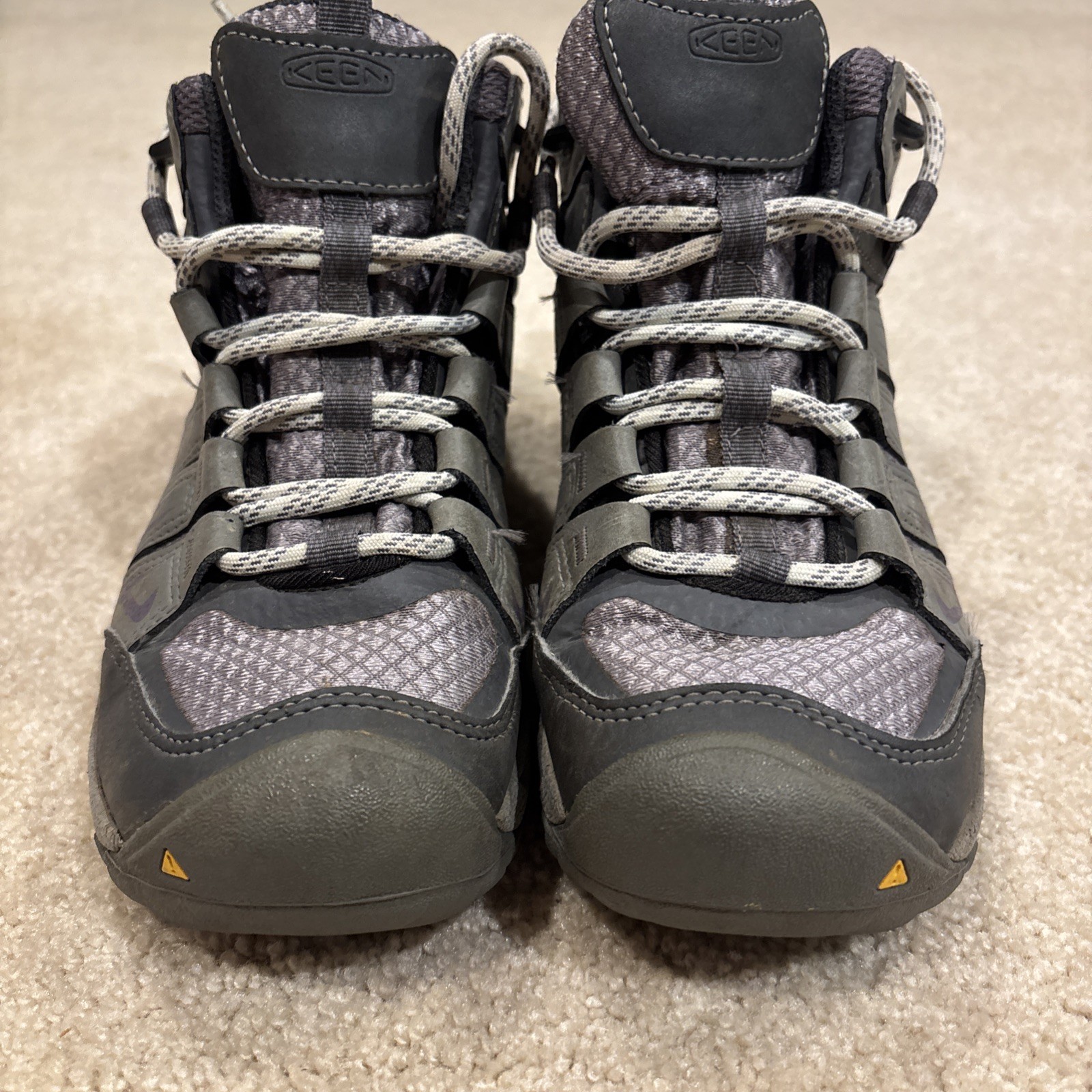 Stivali KEEN Dry donna taglia 6 5 Oakridge Mid impermeabili stringati grigio viola