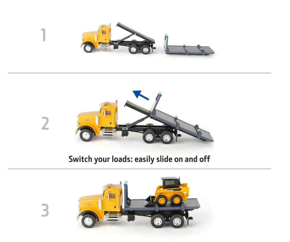 ERTL, PETERBILT with interlocking tipper and accessories, 1/32, ERT47523 - Image 2 of 4
