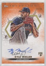 2022 Inception Base Rookie and Emerging Stars Orange 21/25 Kyle Muller Auto 0l8z