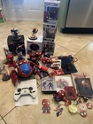 HUGE Lot Spiderman Collection Funko Pops Pins Figurines Cars Electric Spider