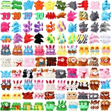 Leyndo 200 Pcs Mini Stuffed Animals Bulk Small Stuffed Animals Keychain Tiny ...