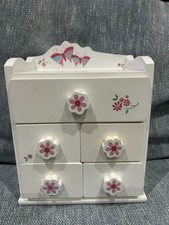 Girls wooden Jewellary / Accessory Box - Butterfly And Flower Design, ELC