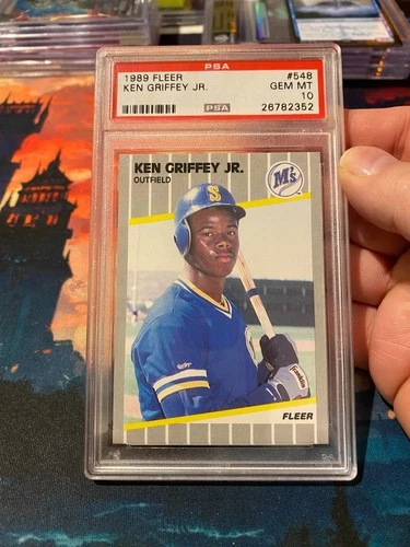 1989 Fleer Ken Griffey Jr PSA 10