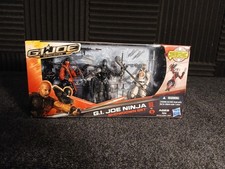 G.I. JOE Retaliation Ninja Showdown Set Ojos de Serpiente Tormenta Sombra Roja Ninja Nuevo