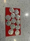 1964 Kennedy Half Dollar Lot – 12 Coins – 90% Silver – $6 Face Value