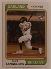 2023 Topps Heritage - Shea Langeliers #190 (RC)