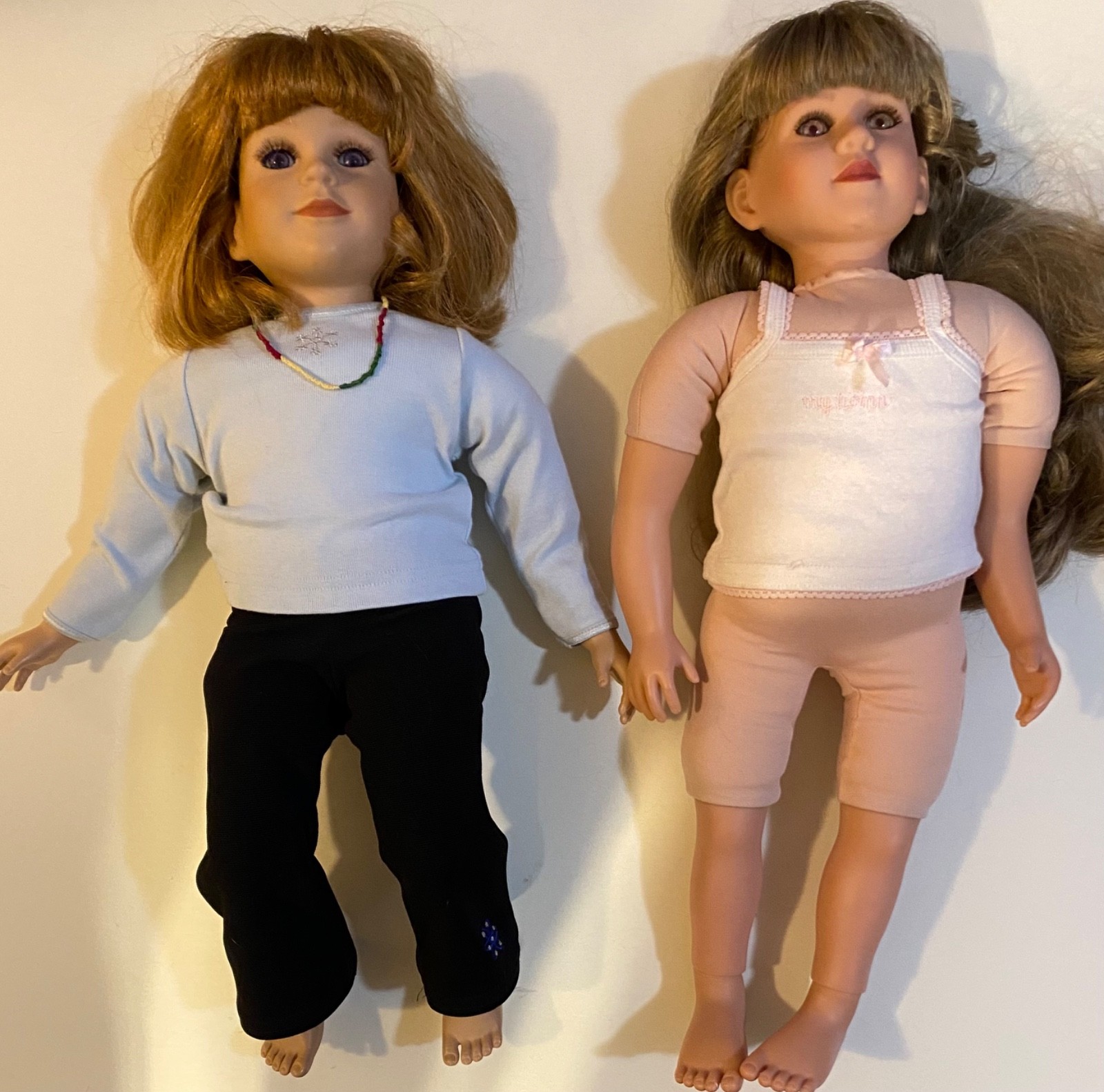 Lot of 2 My Twinn Dolls Blonde Hair