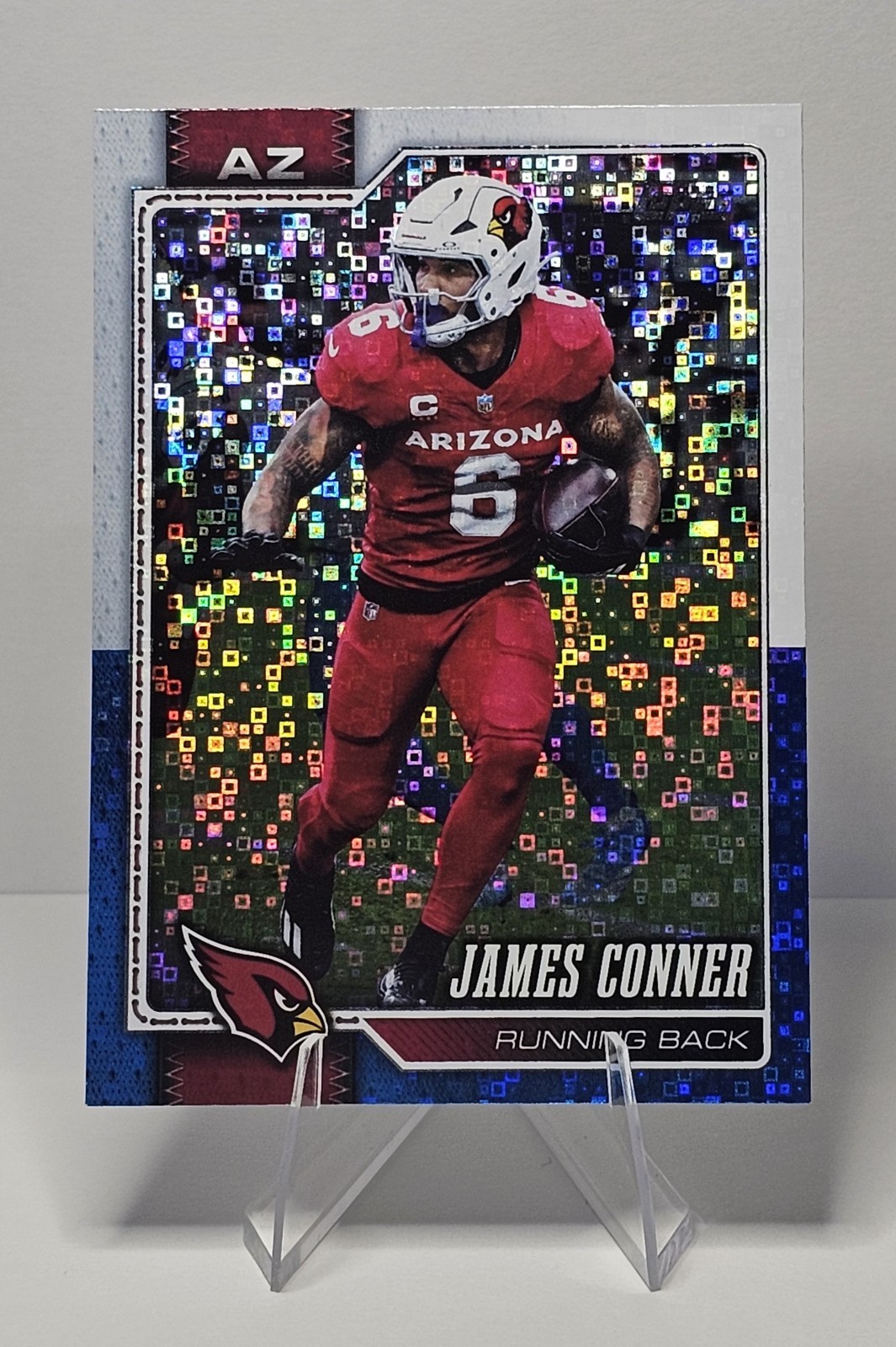 James Conner 2026 Topps NFL Walmart Exclusive Blue&White Parallel AZ Cardinals 