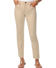 CHICO'S Jeans Women Size 16P So Slimming Green Girlfriend Slim Leg Ankle NWT $99