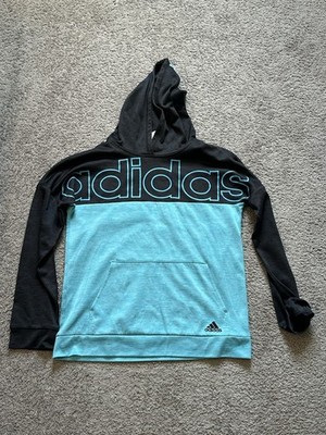 Youth Adidas Hoodie size XL Blue And Black