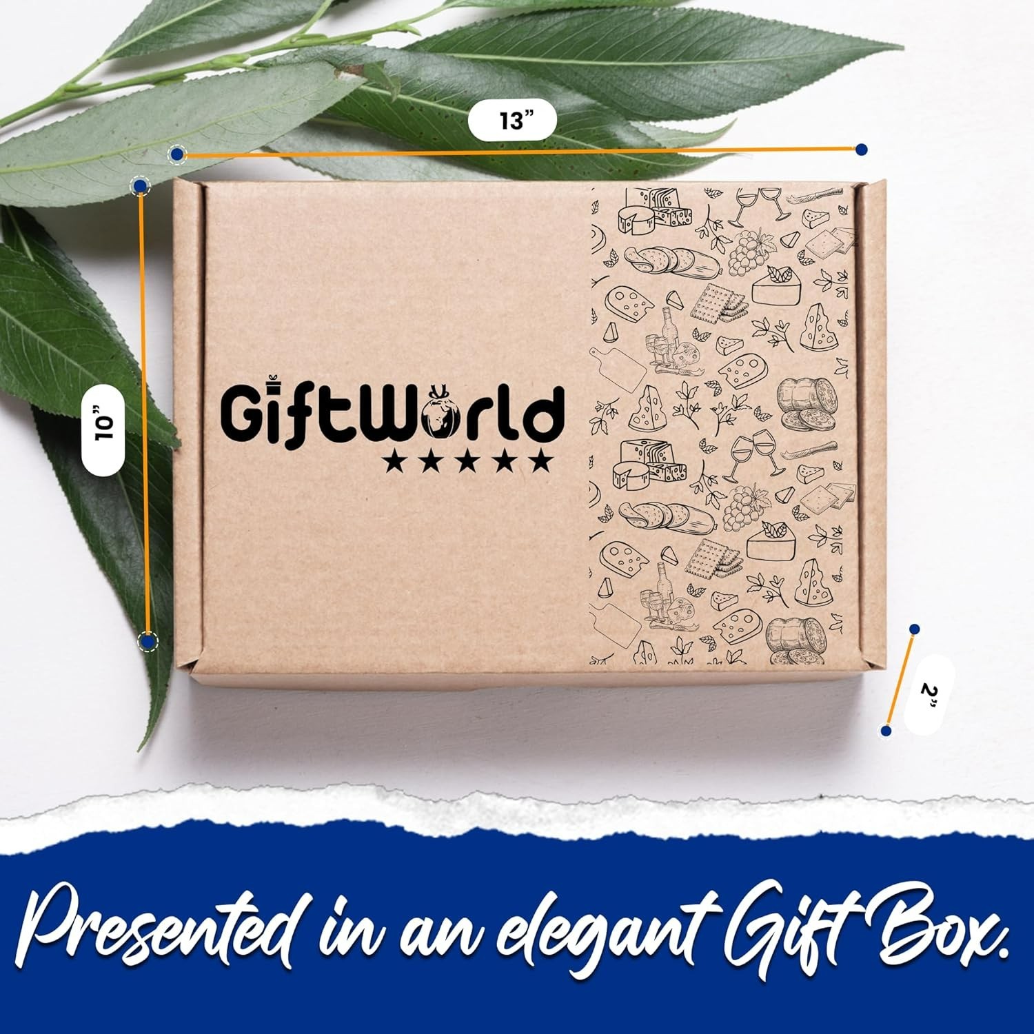 Deluxe Meat and Cheese Gift Basket Gourmet Charcuterie Assortment Food Gifts