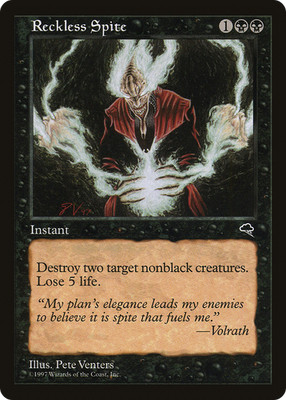 Reckless Spite #152 (LP) Tempest TMP Magic MTG