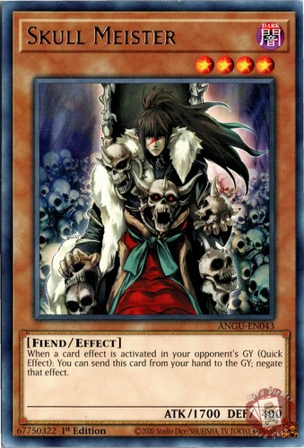 Skull Meister [Collector's Rare] ANGU-EN043 YuGiOh Ancient Guardians card