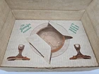 Vintage Mosser Jennifer Miniature Set #6 Pink Glass Bowl + Candlesticks NIB NOS