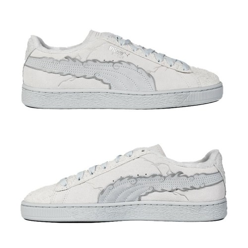 Sneaker PUMA x ONE PIECE GEAR 5 LUFFY in camoscio bianco grigio taglia US 9,5 - Foto 14 di 24