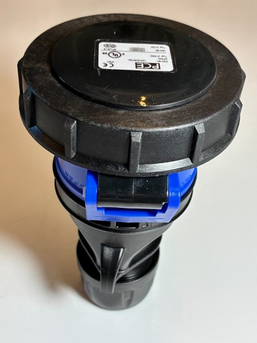Pin & Sleeve CEE Cord Plug FEMALE 20A 250V 4-Pole 5-Wire IP67 9H PCE 21592-9 - Picture 7 of 12