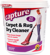 Capture Carpet  Rug Dry Cleaner W/Resealable Lid - Home, Car, Dogs  Cats Pet C