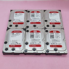New ListingLot-6 WD Red 4TB NAS Hard Drive WD40EFRX-68N32N0 SATA 3.5” Tested Healthy T5-C2
