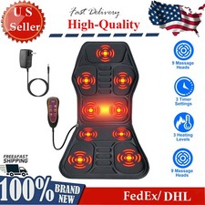 Full Body Massage Chair Pad W/ Heat Multifunctional Back Massager For Home