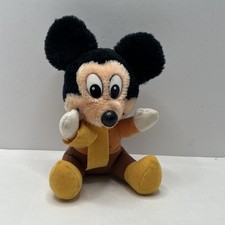 Mickey Mouse Mickey's Christmas Carol Plush 8 Inch Vintage Plush Stuff 8
