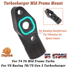 For VS Racing 78/75 Gen 3 Turbocharger T4/T6 Turbo Mid Mount W/ 10AN ORB Drain